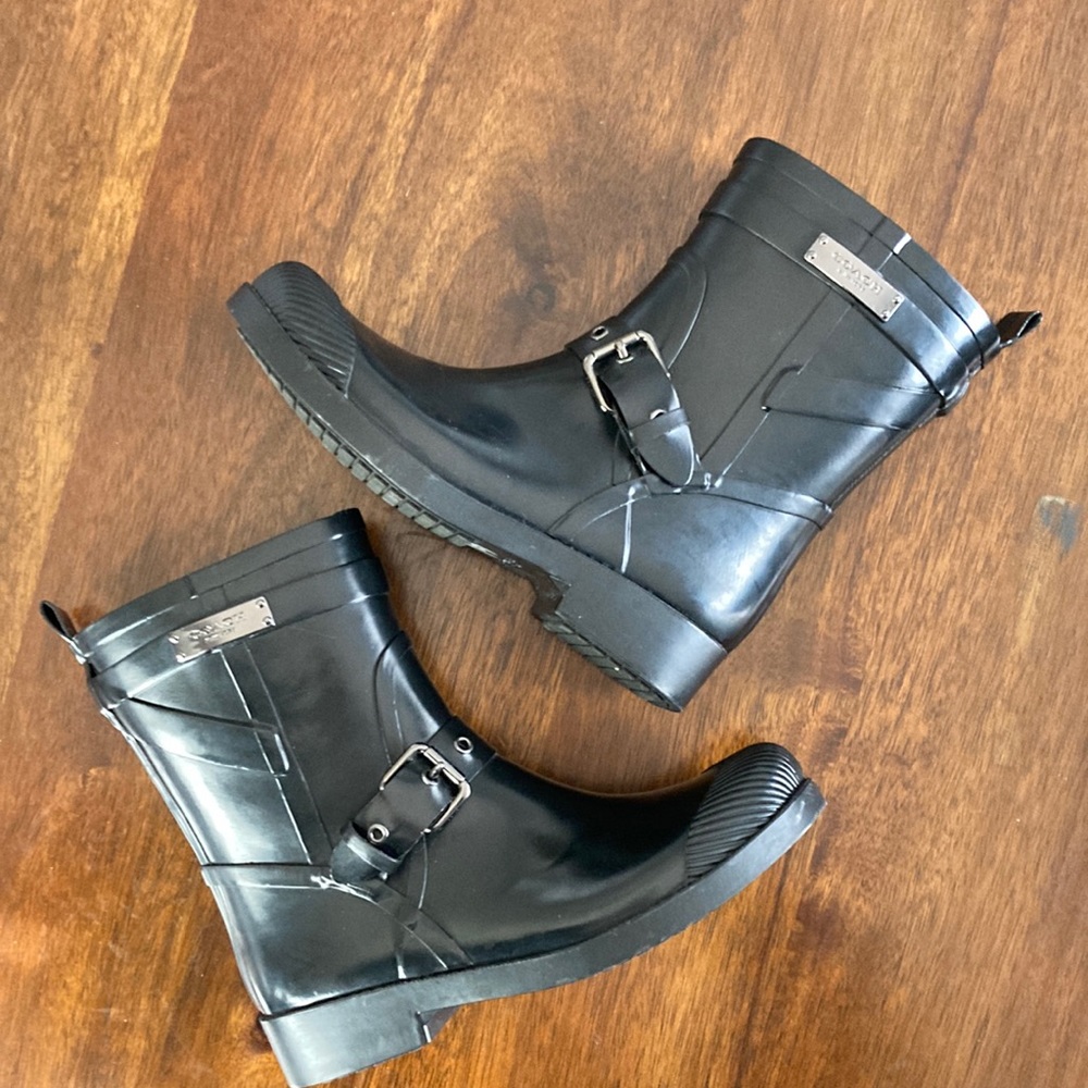 Coach rain boots